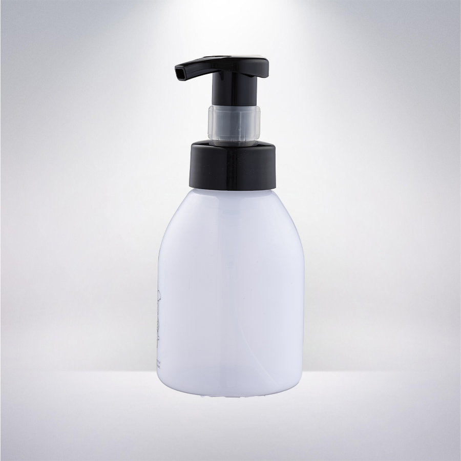 400 ml PET ronde witte 42400 zwarte schuimpomp